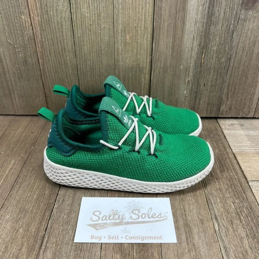 Adidas Pharrell X Tennis Hu Toddler Size 10K Beauty in the Difference Green Shoe